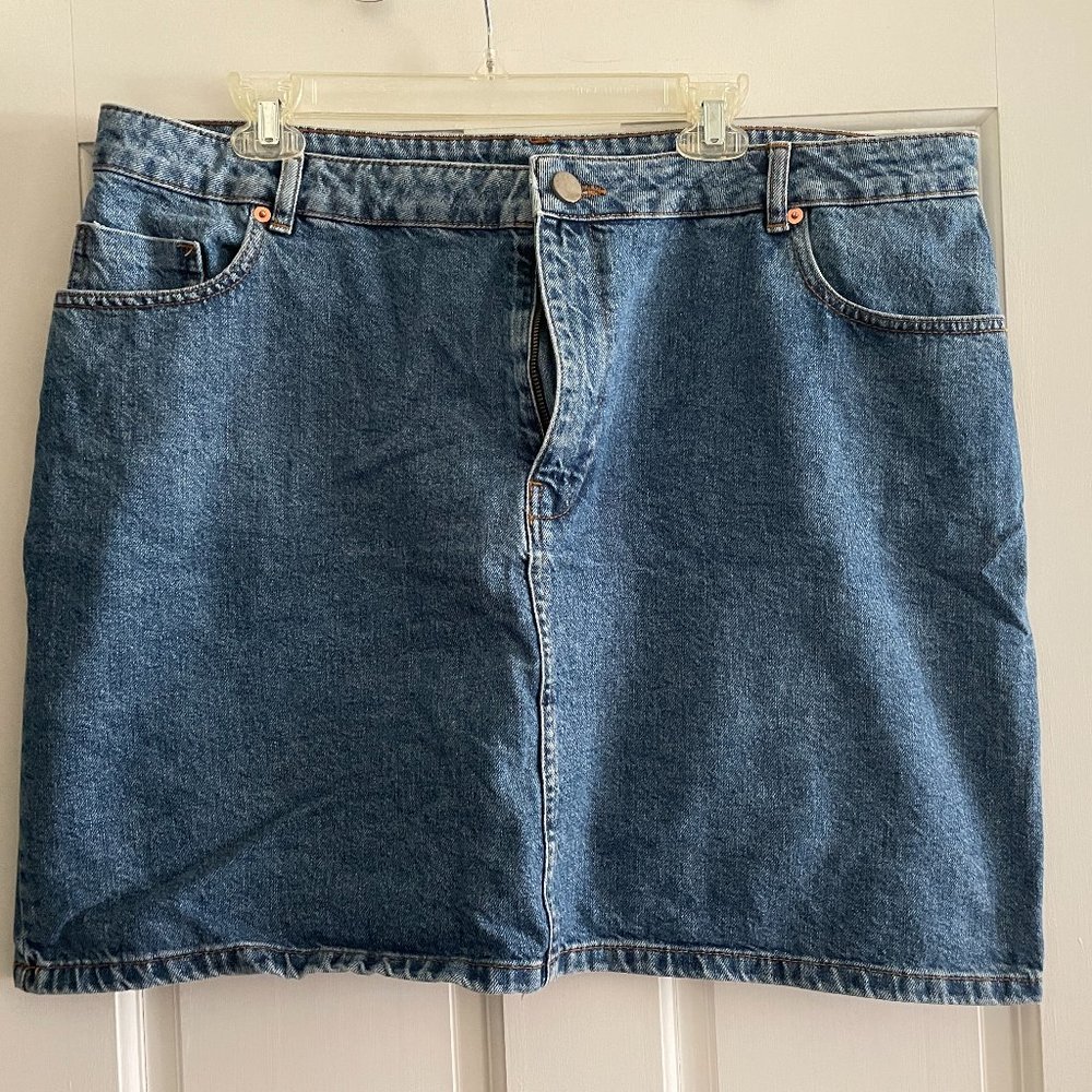 ASOS Denim Mini Skirt Size 16